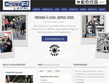 Tablet Screenshot of crossfitlaval.ca